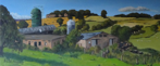 Fulstone Vista, Oil, 35x16 cm. SOLD