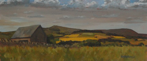 Pennine Skyline III, Oil, 36x16 cm, SOLD.